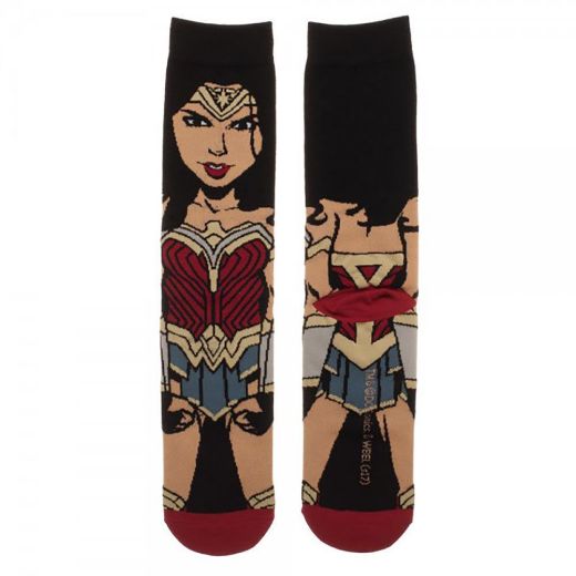 Picture of DC Comics Justice League Wonder Woman Animigos 360 Character Socks