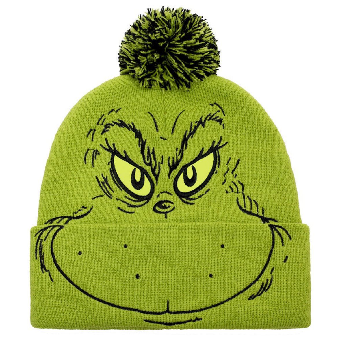 Picture of Dr. Seuss The Grinch Big Face Beanie