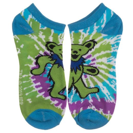 Picture of Grateful Dead Tie Dye 5 Pair Ankle Socks