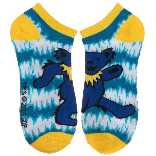 Picture of Grateful Dead Tie Dye 5 Pair Ankle Socks