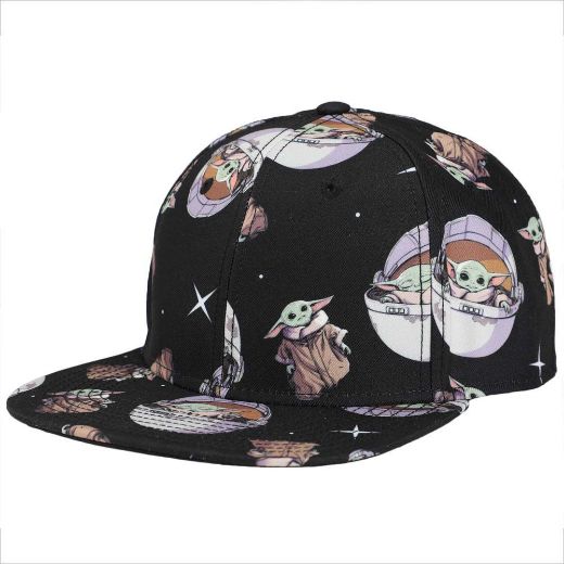 Picture of Star Wars The Mandalorian Grogu AOP Flat Bill Snapback