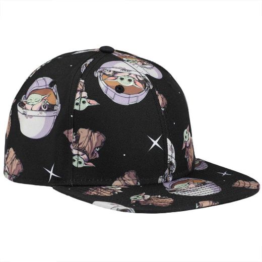 Picture of Star Wars The Mandalorian Grogu AOP Flat Bill Snapback