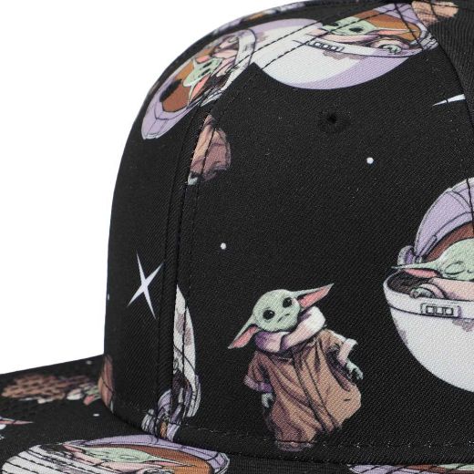 Picture of Star Wars The Mandalorian Grogu AOP Flat Bill Snapback