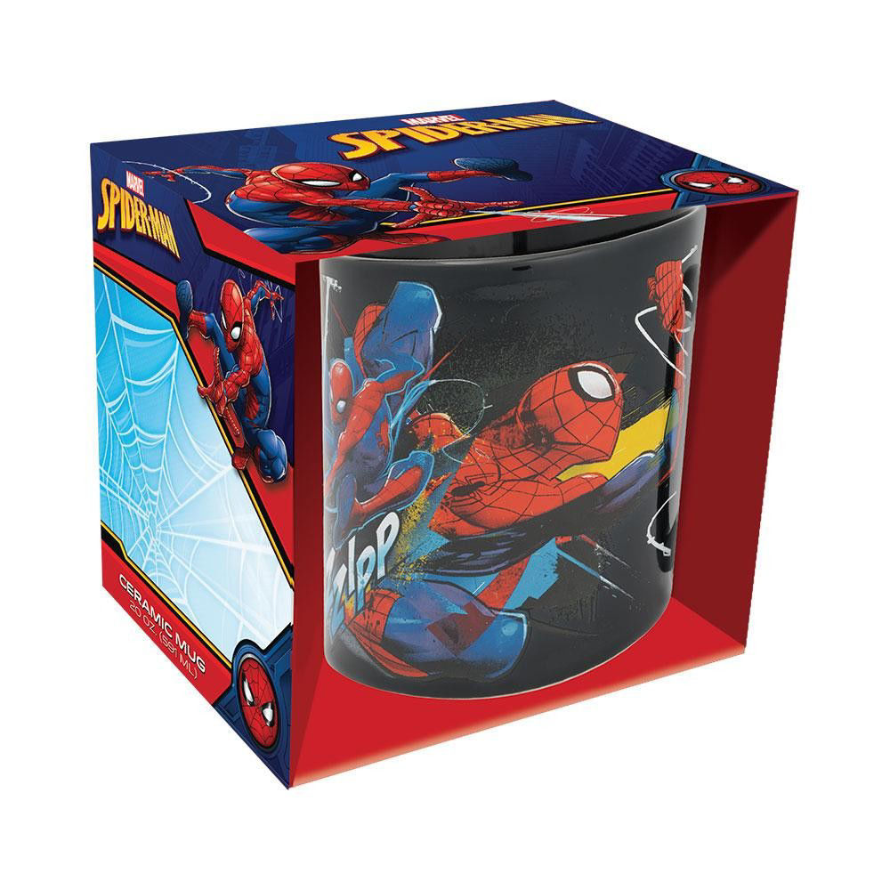 Spider-Man Face Mug with Web Handle