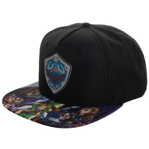 Picture of Zelda Sublimated Flat Bill Snapback