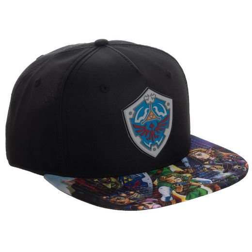 Picture of Zelda Sublimated Flat Bill Snapback