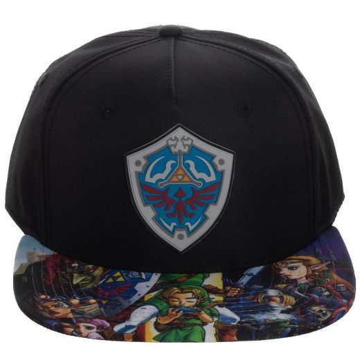 Picture of Zelda Sublimated Flat Bill Snapback