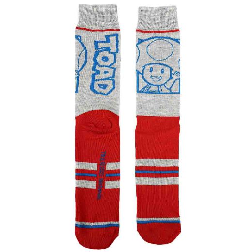 Picture of Nintendo Character Colorblock 5 Pair Crew Socks