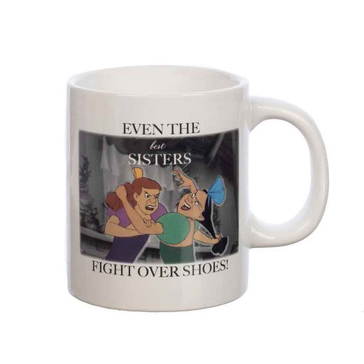 Picture of Disney Meme Sisters Fight 16 oz. Ceramic Mug