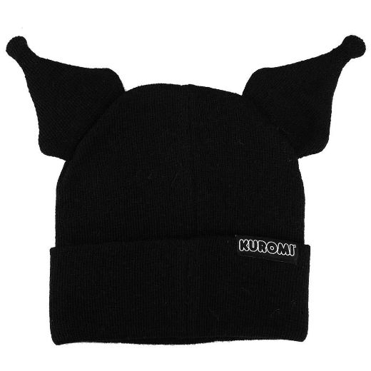 Picture of Kuromi 3D Plush Ears Cosplay Beanie