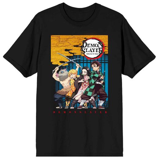 Picture of Demon Slayer Black Unisex Pre-pack Tee
