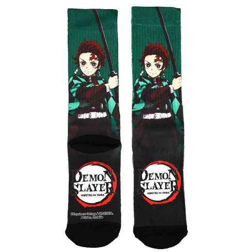 Picture of Demon Slayer Tanjiro Sublimated Crew Socks