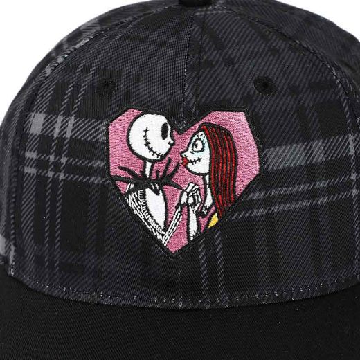 Picture of Nightmare Before Christmas Jack & Sally Embroidered Hat
