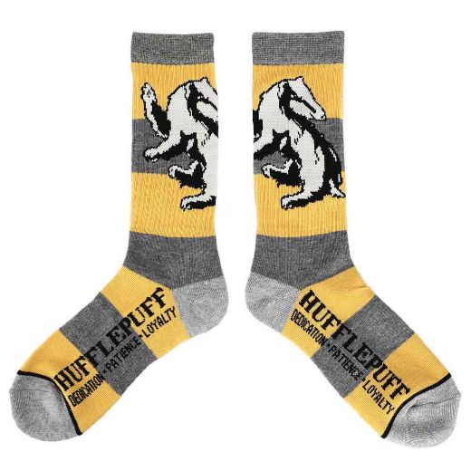 Picture of Harry Potter Hufflepuff Rugby Stripe Crew Socks