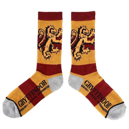 Picture of Harry Potter Gryffindor Rugby Strip Crew Socks