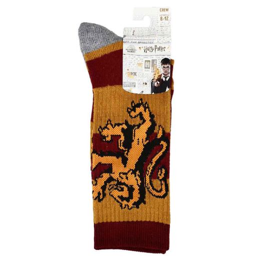 Picture of Harry Potter Gryffindor Rugby Strip Crew Socks