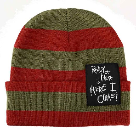 Picture of Nightmare On Elm Street Standard Issue VHS Woven Label Beanie