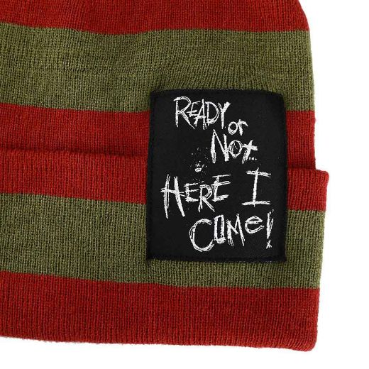 Picture of Nightmare On Elm Street Standard Issue VHS Woven Label Beanie