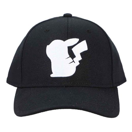 Picture of Pokemon Pikachu Silhouette Pre-Curved Bill Snapback