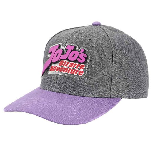 Picture of JoJo's Bizarre Adventure Logo Pre-Curved Bill Snapback
