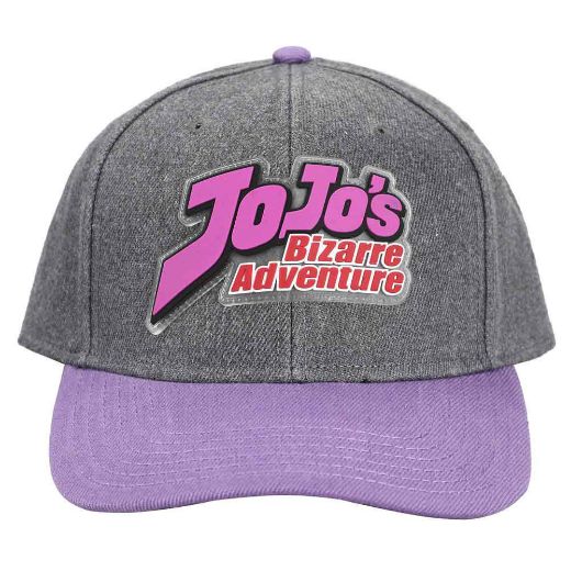 Picture of JoJo's Bizarre Adventure Logo Pre-Curved Bill Snapback