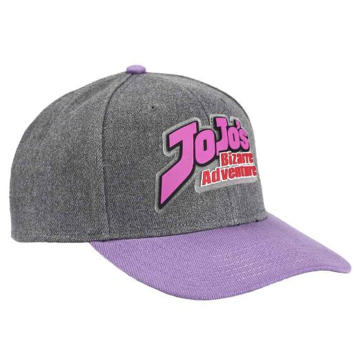 Picture of JoJo's Bizarre Adventure Logo Pre-Curved Bill Snapback