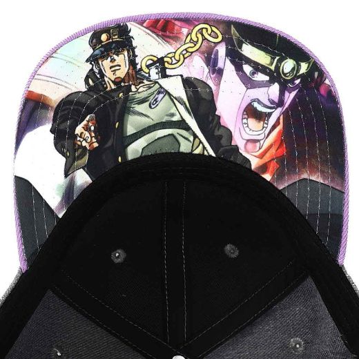 Picture of JoJo's Bizarre Adventure Logo Pre-Curved Bill Snapback