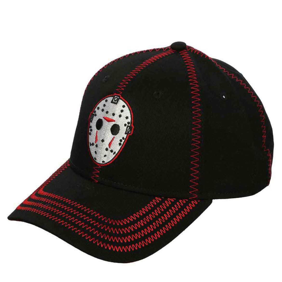 Picture of Friday The 13th Jason Embroidered Contrast Stitch Hat