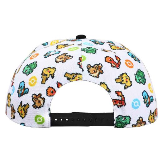 Picture of Pokemon Pixel Characters Flat Bill Snapback