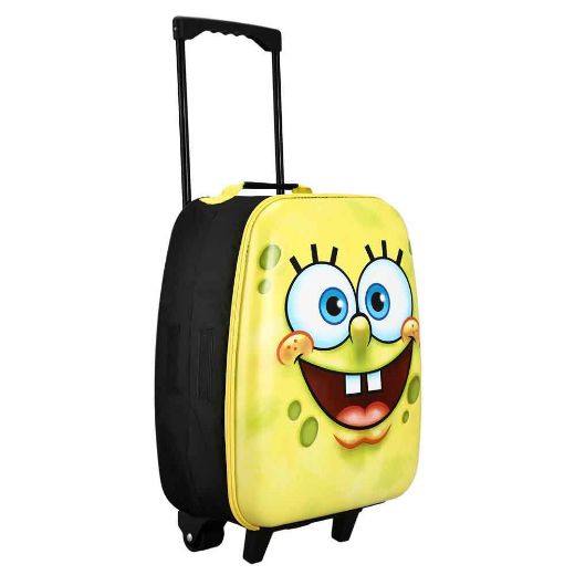 Bioworld Merchandising. SpongeBob Collapsible Roller Travel Suitcase