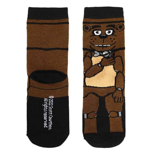Picture of Five Nights at Freddy's 3 Pair Youth Animigos 360 Character Socks