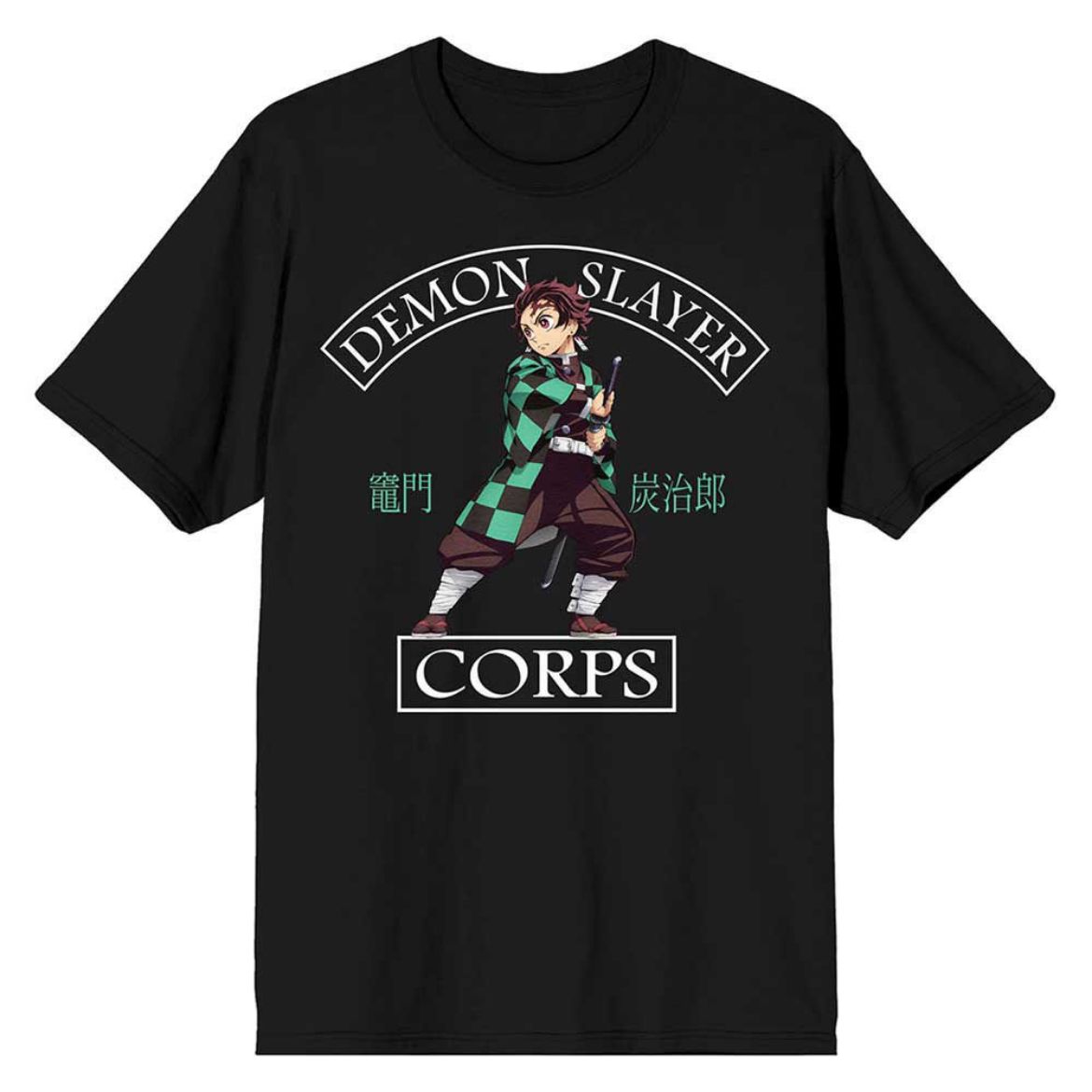 Picture of Demon Slayer Tanjiro Kamado Black Unisex Pre-pack Tee