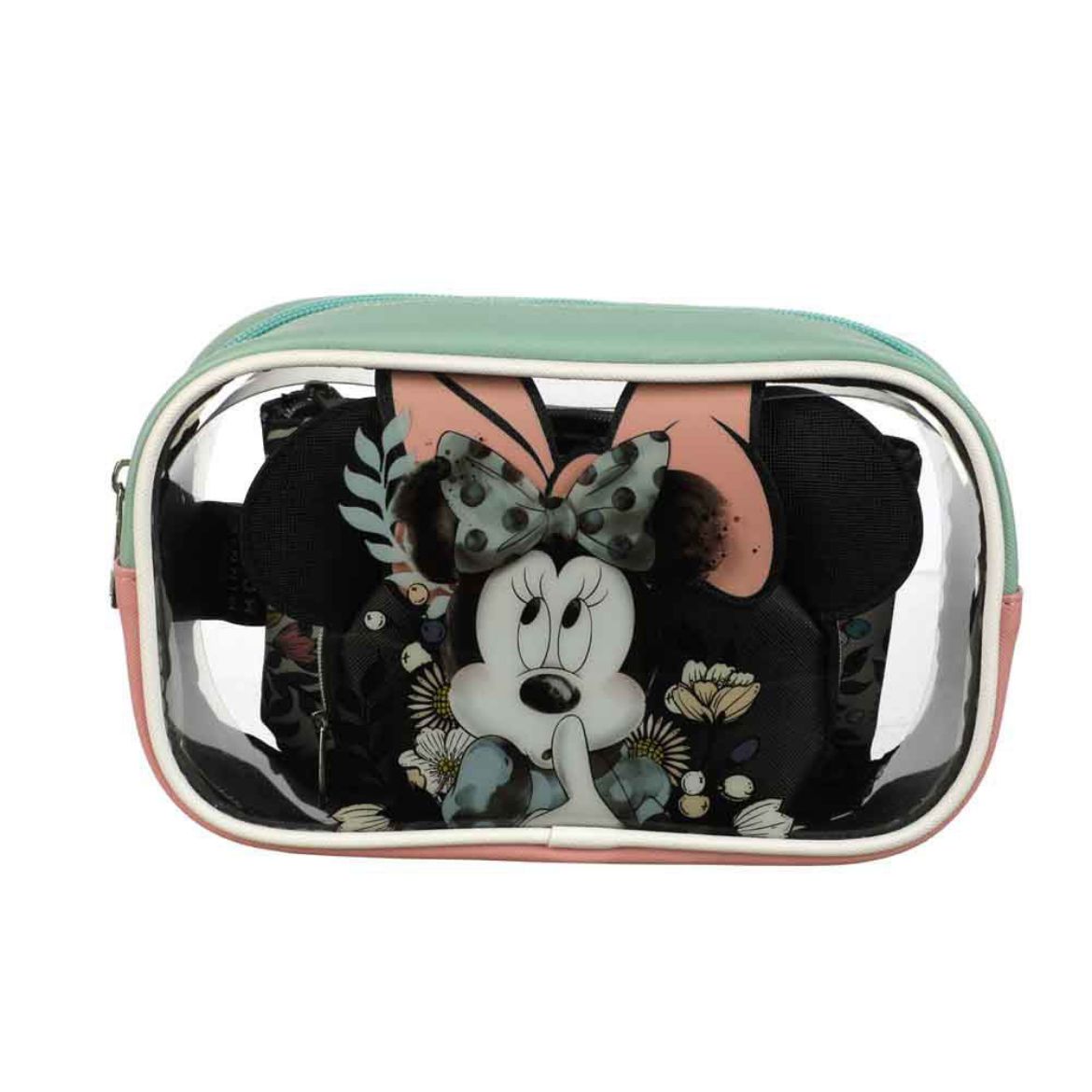 Bioworld Merchandising. Disney Minnie Mouse Travel Cosmetic Bags