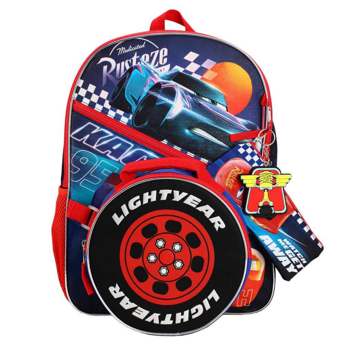 Bioworld Merchandising. Disney Pixar Cars 5 pc Backpack Set