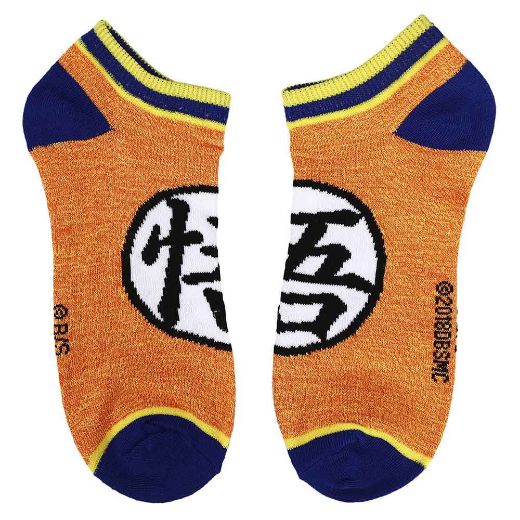 Picture of Dragon Ball Z Characters 5 Pair Ankle Socks