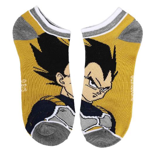 Picture of Dragon Ball Z Characters 5 Pair Ankle Socks