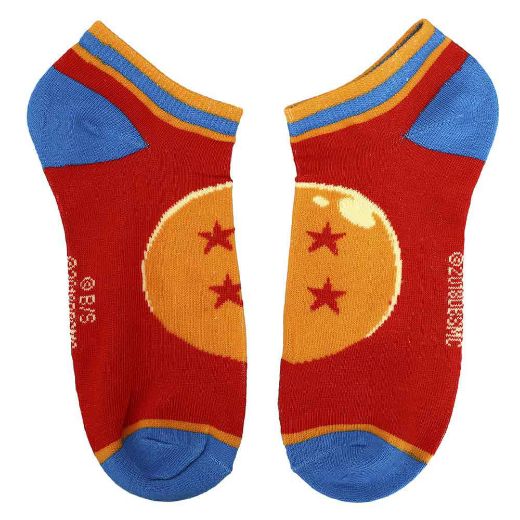 Picture of Dragon Ball Z Characters 5 Pair Ankle Socks