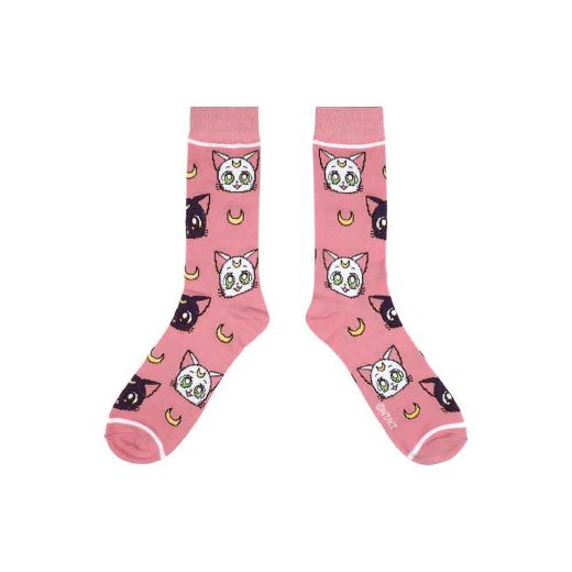 Picture of Sailor Moon Crystal Luna & Artemis Crew Socks