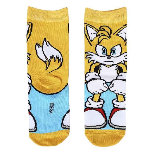 Picture of Sonic the Hedgehog Modern Youth 3 Pair Animigos 360 Character Socks