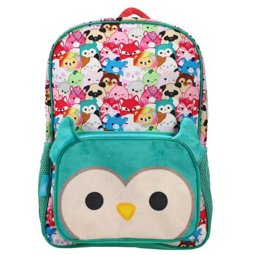 Picture of Squishmallows Winston the Owl Plush Pocket Youth Backpack