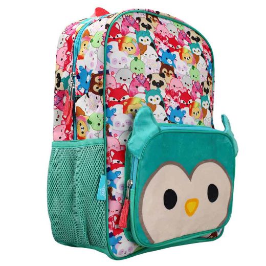 Picture of Squishmallows Winston the Owl Plush Pocket Youth Backpack