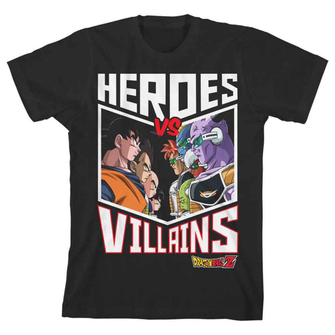 Picture of My Hero Academia Heroes vs Villains Youth Pre-pack Tee