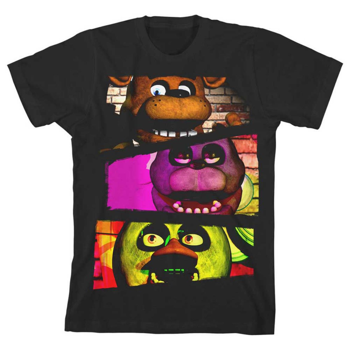 Picture of Five Nights of Freddy Characters Youth Pre-pack Tee