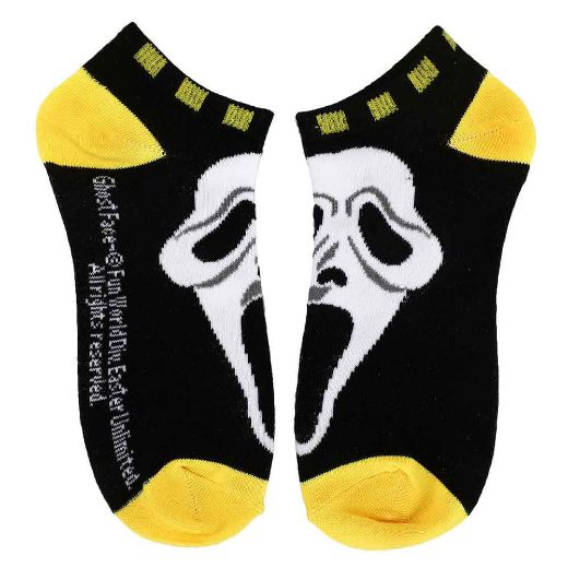 Picture of Ghostface Icons. 5 Pair Ankle Socks