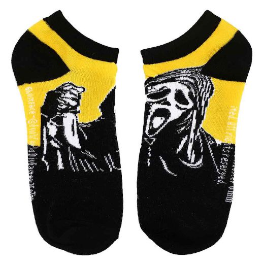 Picture of Ghostface Icons. 5 Pair Ankle Socks