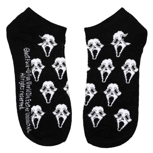 Picture of Ghostface Icons. 5 Pair Ankle Socks