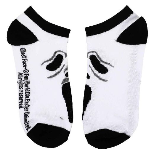 Picture of Ghostface Icons. 5 Pair Ankle Socks
