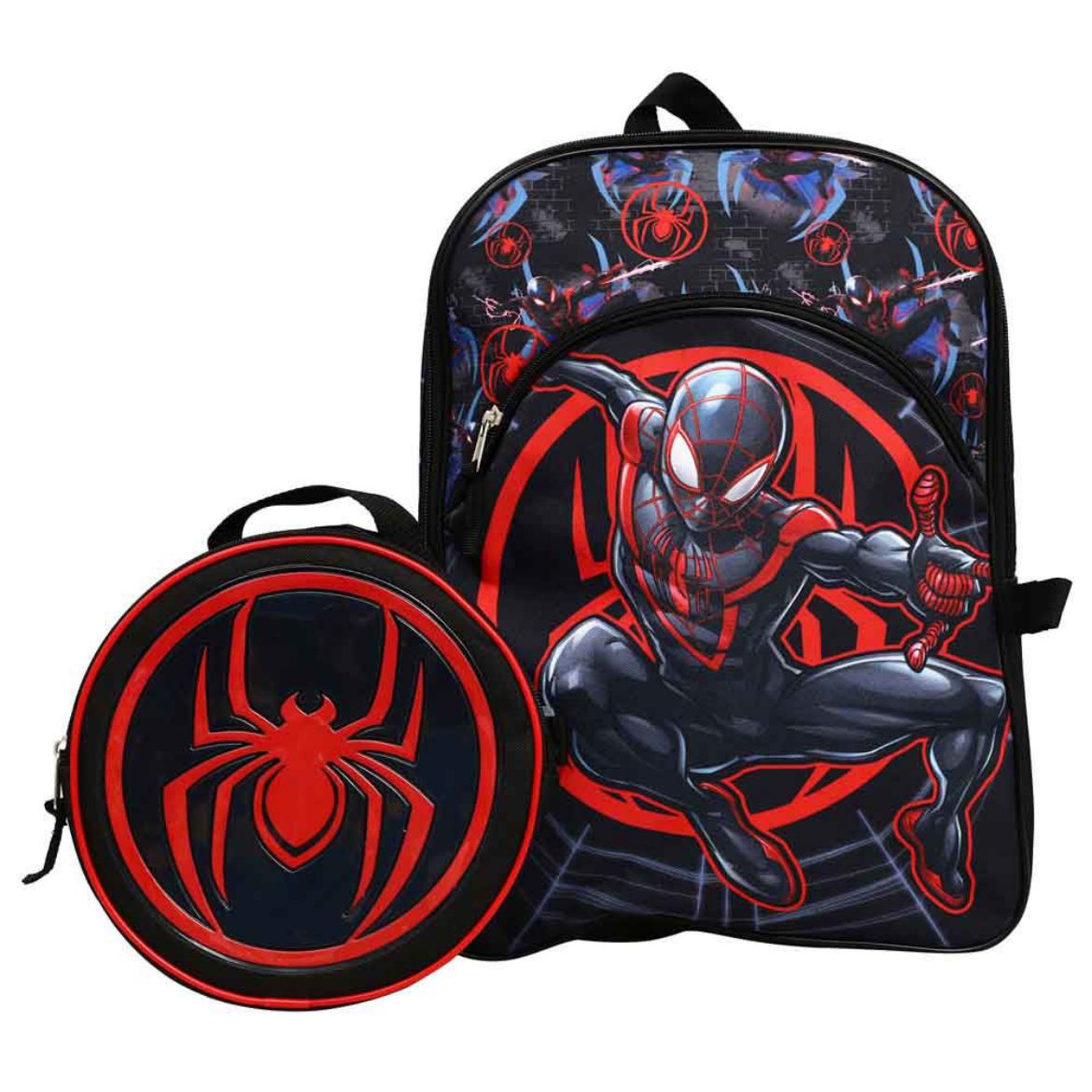 Bioworld Merchandising. Marvel Spider Man Miles Youth Lunch Tote Backpack