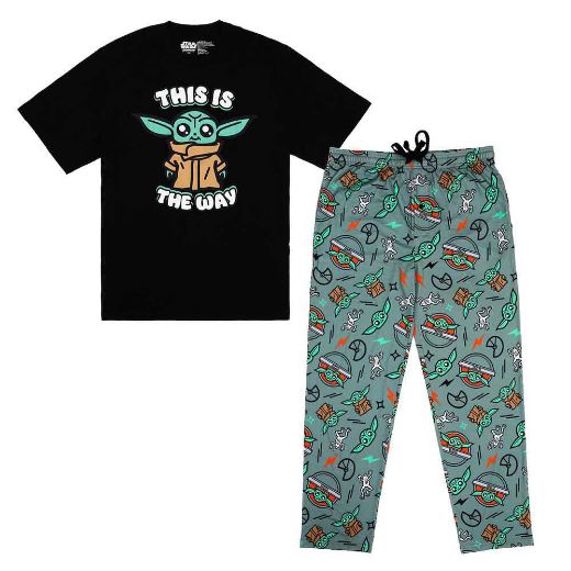 Bioworld Merchandising. Star Wars The Mandalorian Grogu This is The Way Sleepwear Set