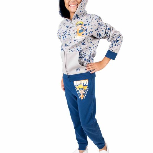 Picture of Naruto Youth Zip-Up Hoodie & Jogger Combo